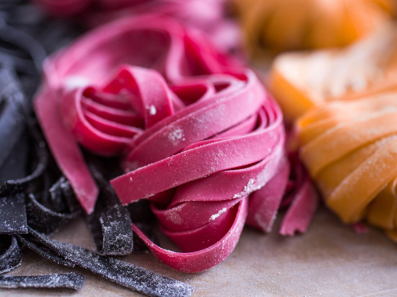 Beet-Colored Fresh Pasta Recipe Image
