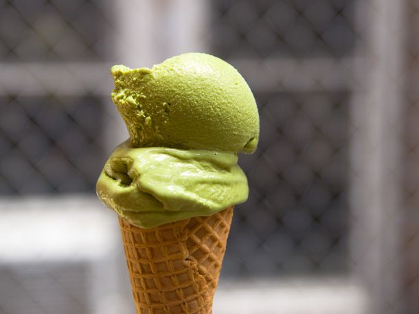 Ginger Green Tea Ice Cream Recipe Image