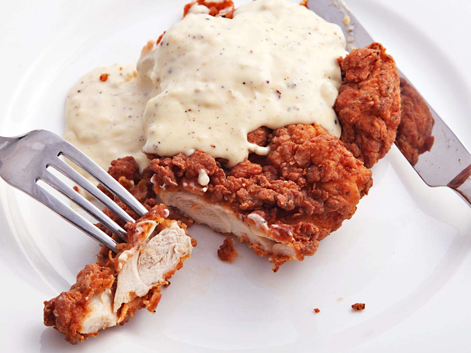 Chicken-Fried Chicken With Cream Gravy Recipe Image