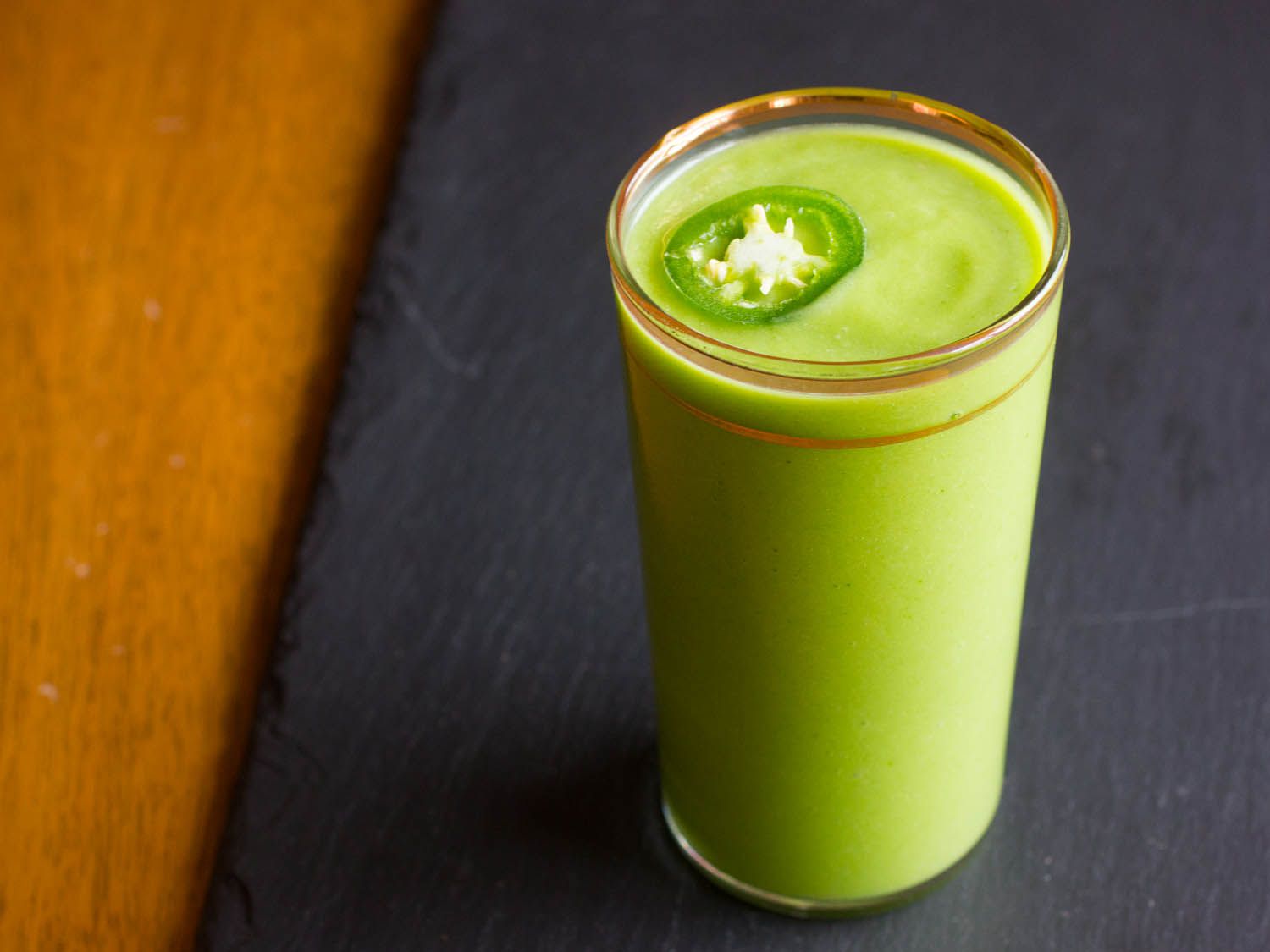 Spicy Chard and Pineapple Smoothie Recipe Image