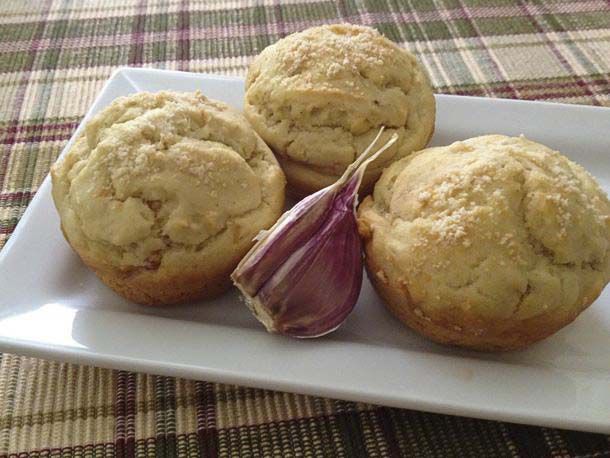 Gluten-Free Garlic Onion Muffins Recipe Image