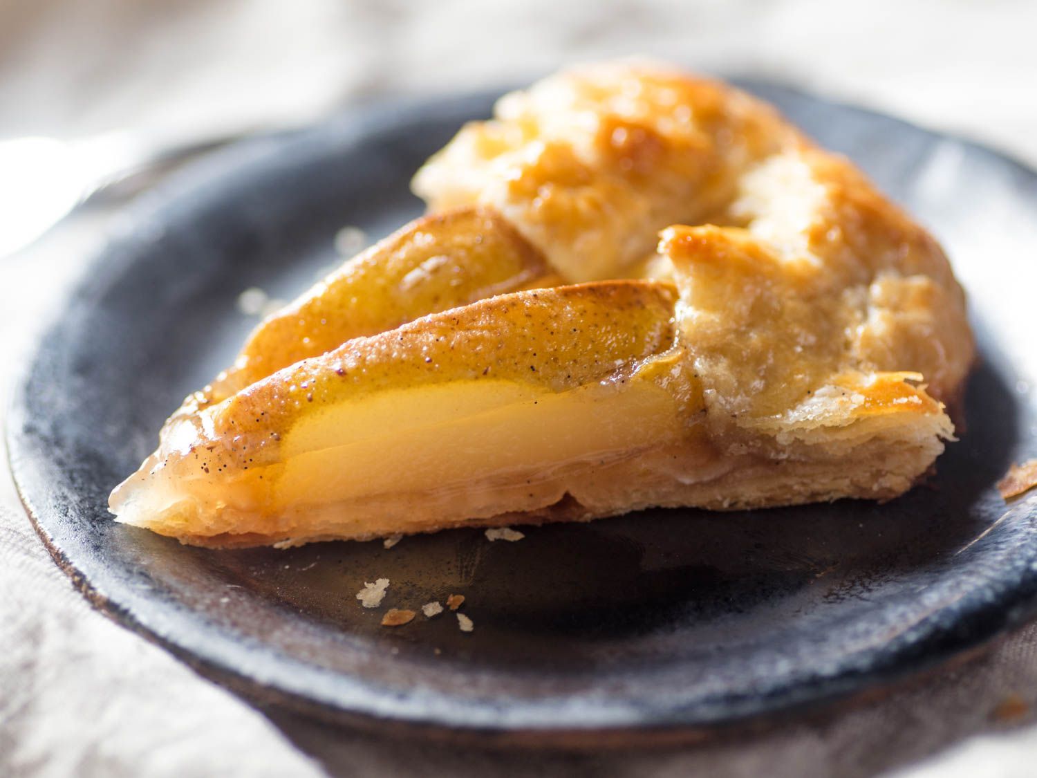 Simple Pear Galette With Vanilla Recipe Image