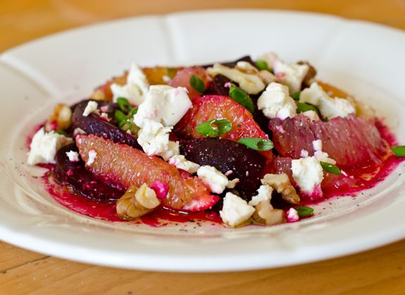Roasted Beets With Citrus, Feta and Walnuts Recipe Image