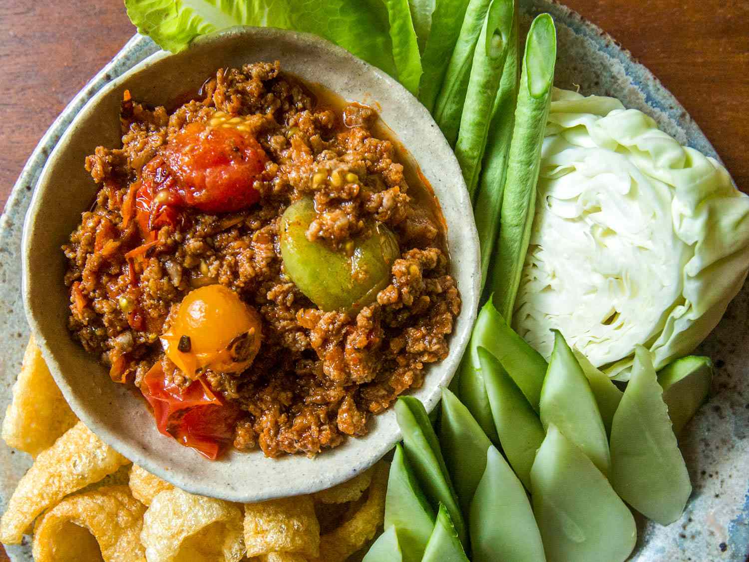 Nam Prik Ong (Thai Pork-and-Tomato Chile Dip) Recipe Image