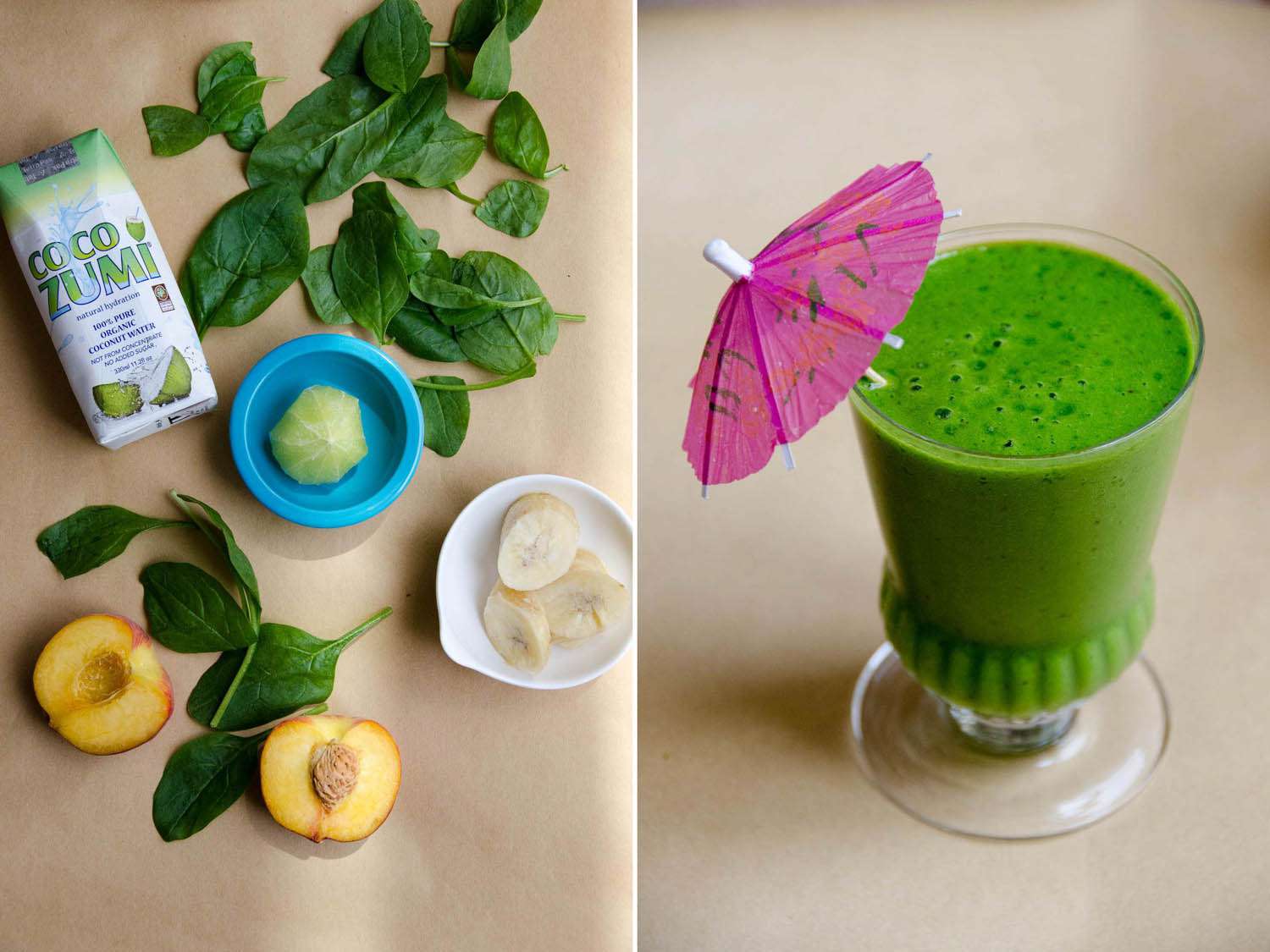 Tropical Paradise Green Smoothie Recipe Image