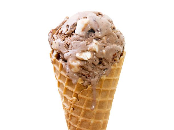 Rocky Road Ice Cream Recipe Image