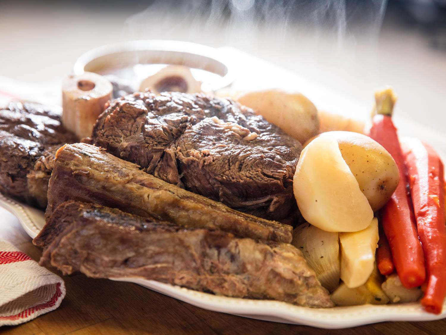 Classic Pot-au-Feu (French Boiled Beef and Vegetables) Recipe Image
