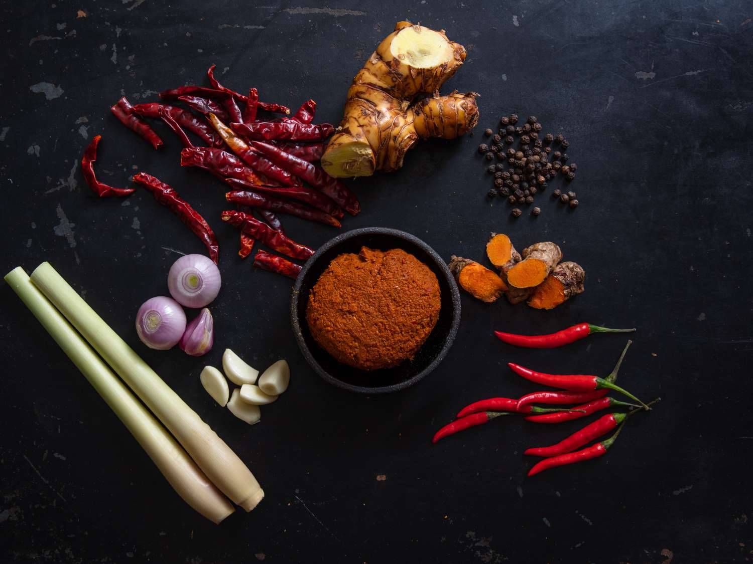Prik Gaeng Pak Dtai (Southern Thai Curry Paste) Recipe Image