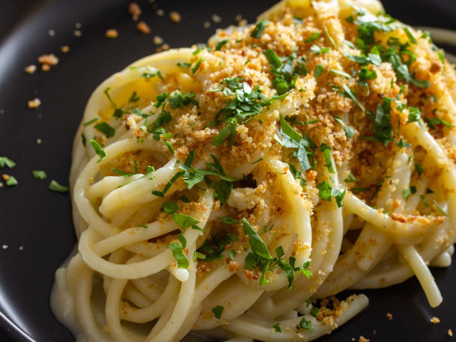 Pasta Burro e Alici (Pasta With Creamy Anchovy-Butter Sauce) Recipe Image