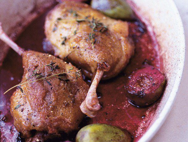 Nigel Slater's Duck with Figs and Barolo Image