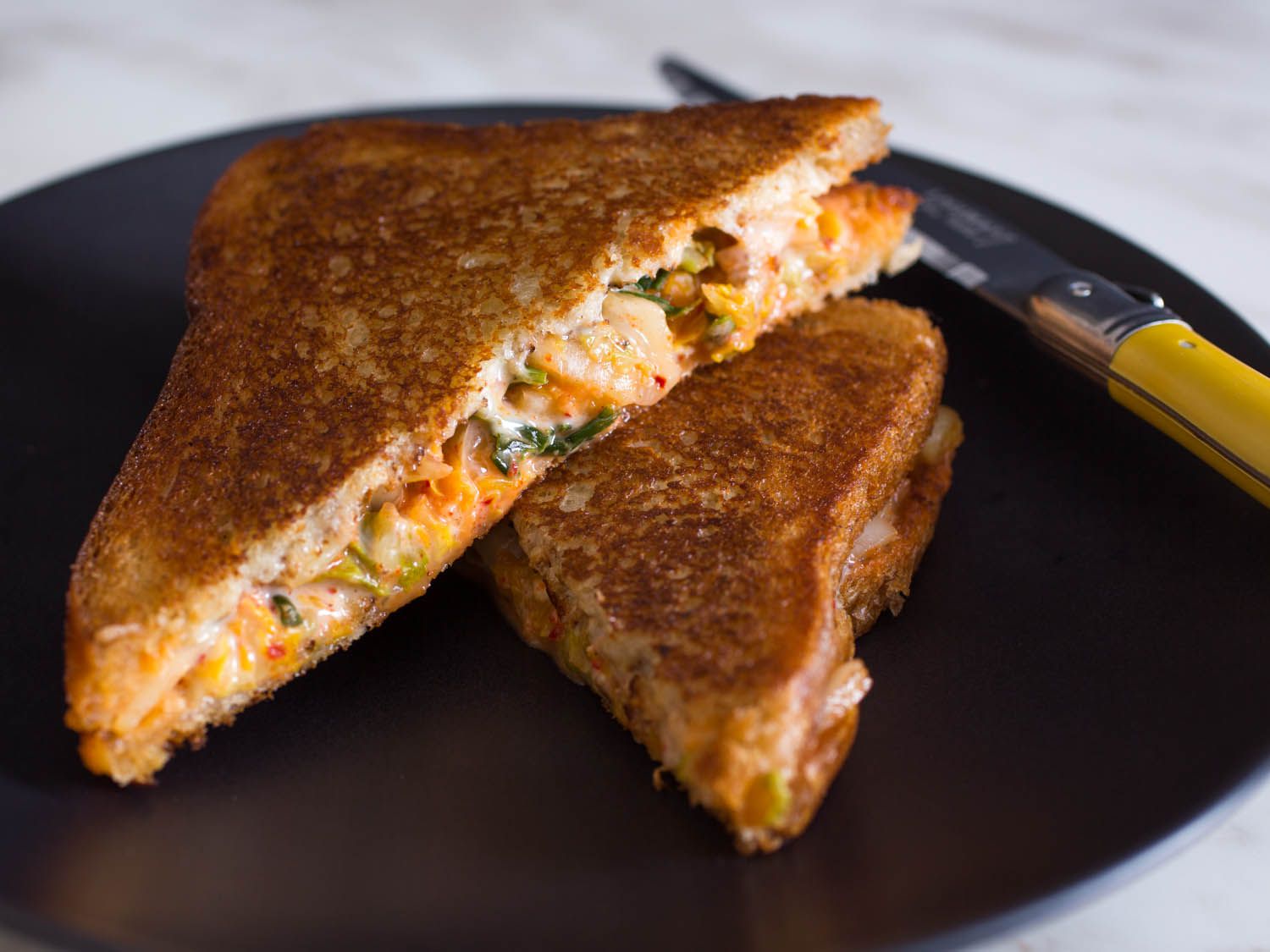 Grilled Cheese With Kimchi Recipe Image