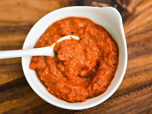 Ajvar (Serbian Roasted Red Pepper Sauce) Recipe Image