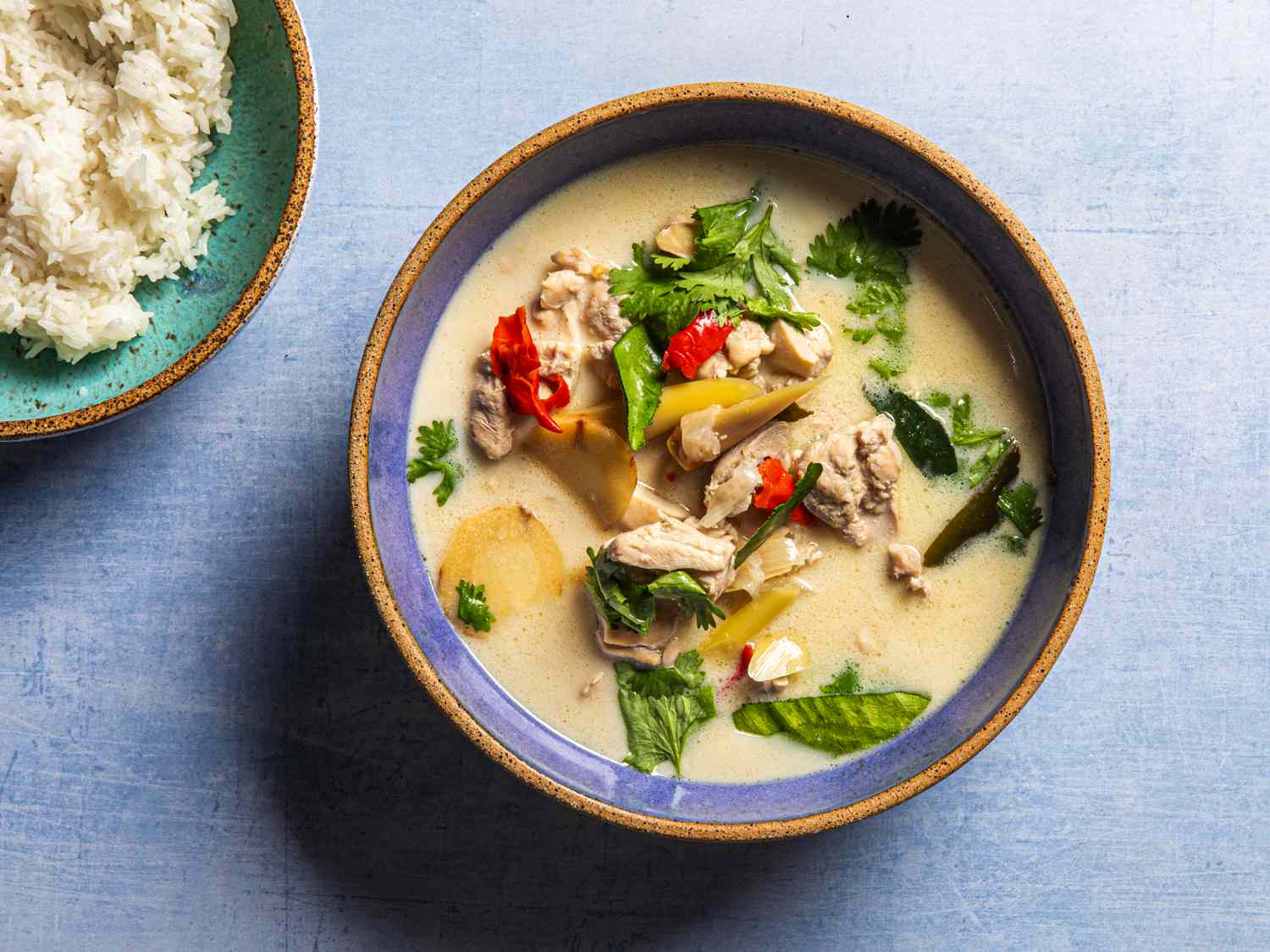 Tom Kha Gai (Thai Chicken Soup with Coconut and Galangal) Recipe Image