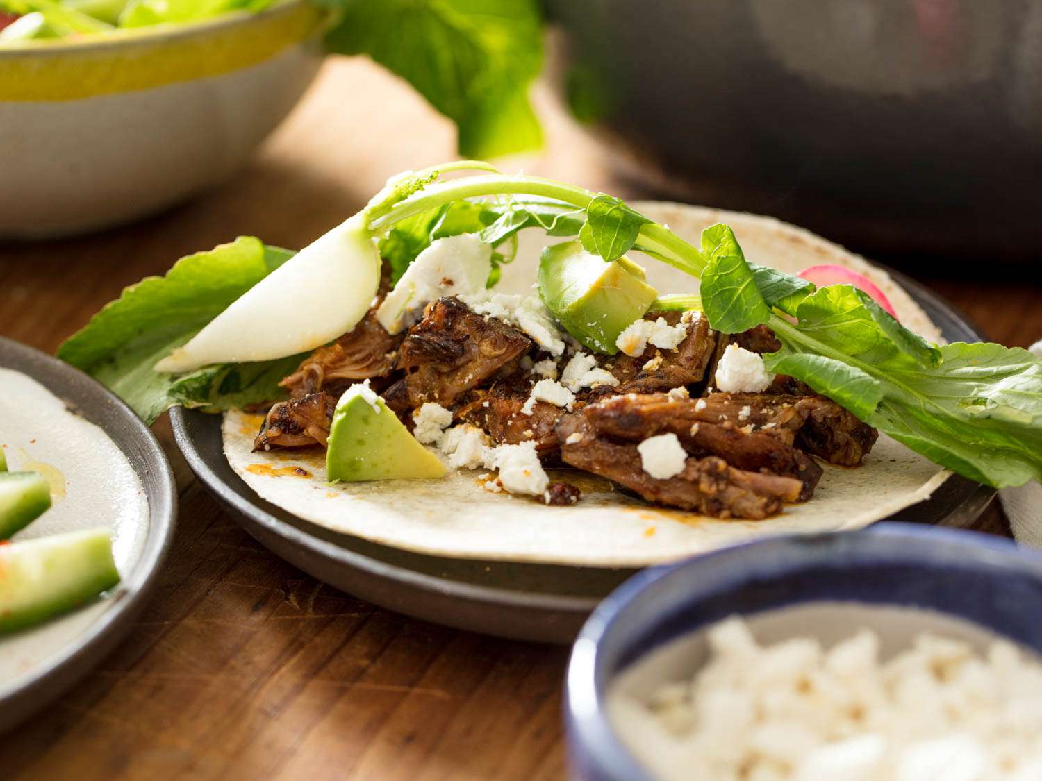 Braised Lamb Shoulder With Dried Chilies and Dates Recipe Image