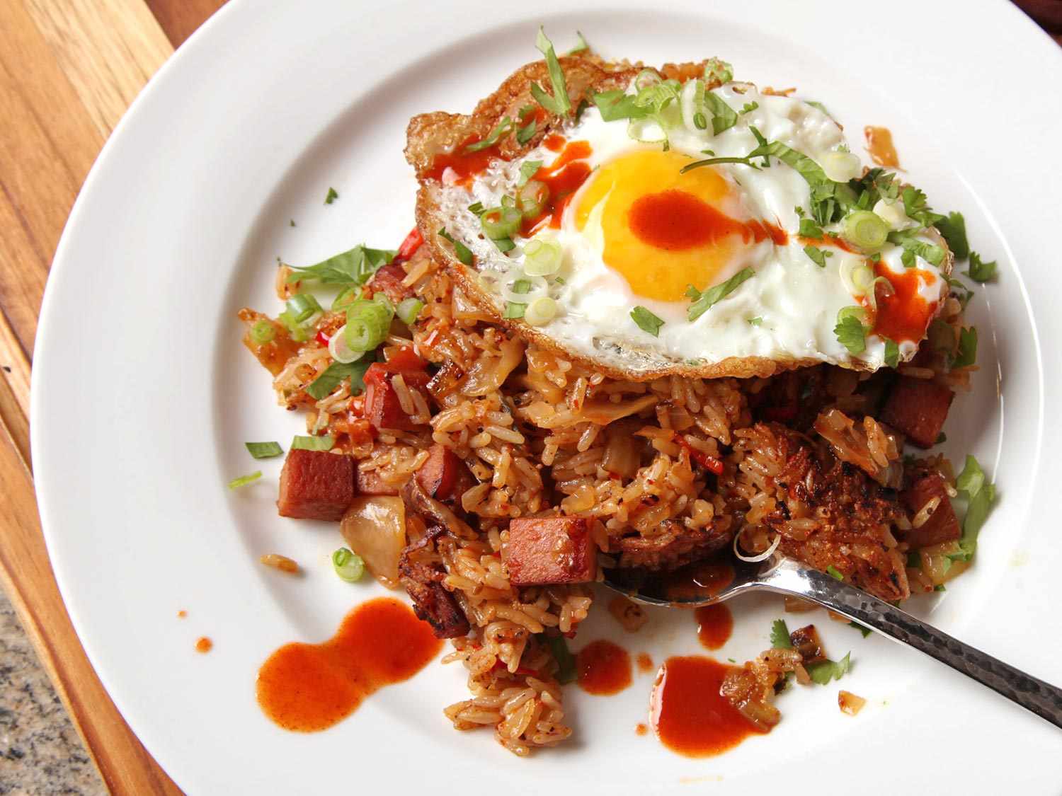 Kimchi and Spam Fried Rice Recipe Image