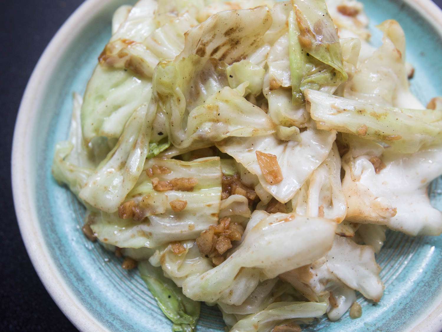 Galam Plee Pad Nam Pla (Thai Stir-Fried Cabbage With Fish Sauce and Garlic) Recipe Image