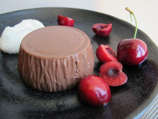 Chocolate Blancmange Recipe Image