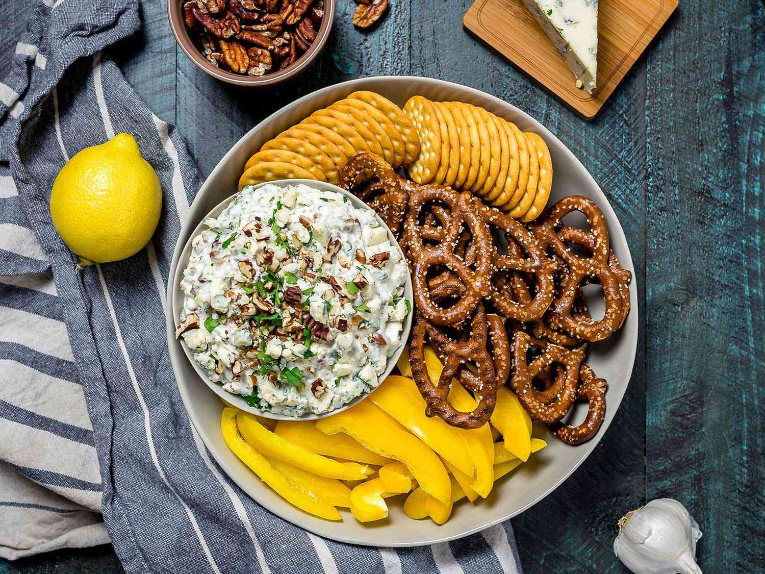 Blue Cheese and Toasted-Pecan Dip Recipe Image