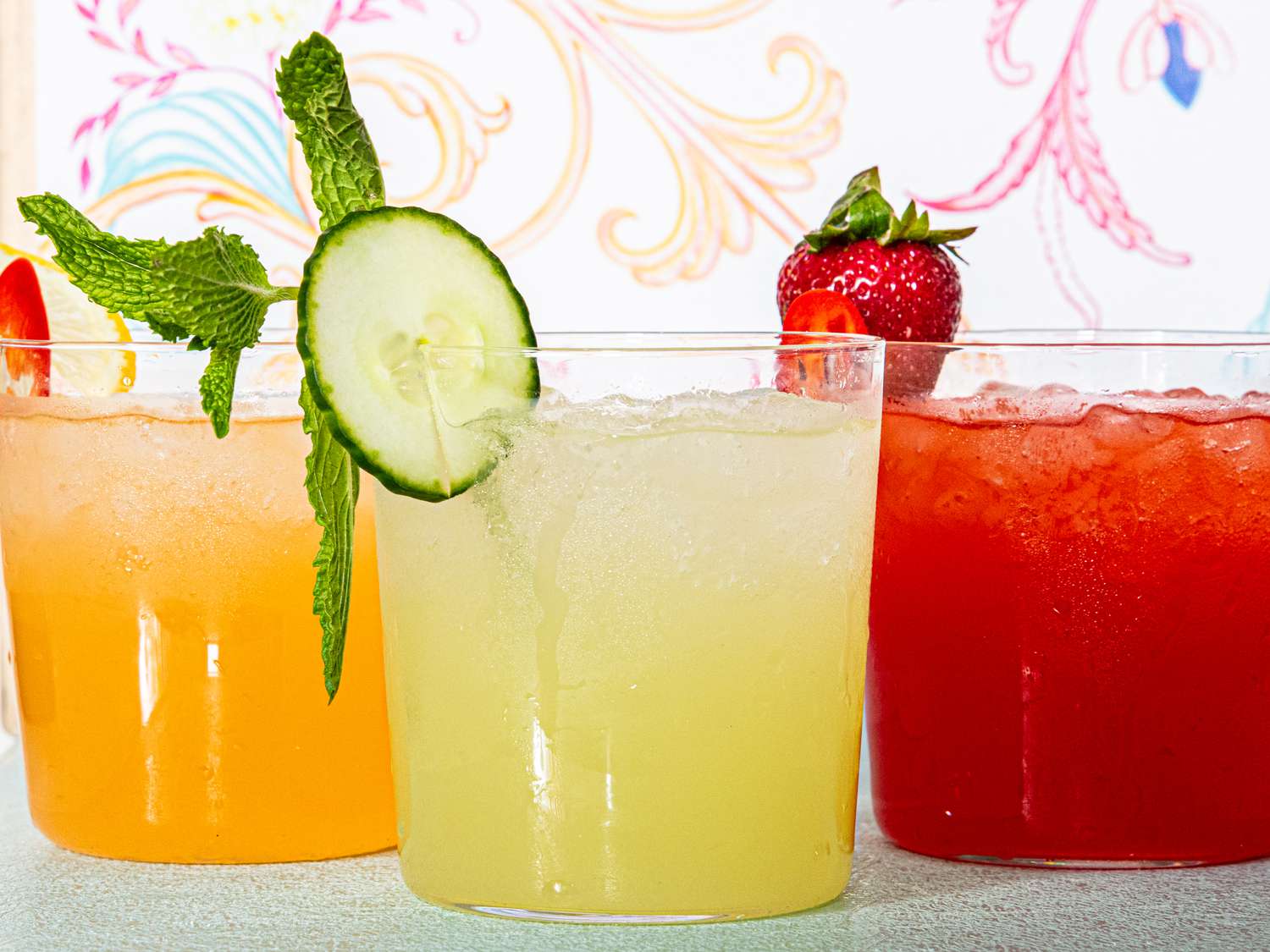 Spicy Cucumber-Jalapeño Limeade Recipe Image
