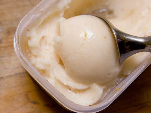 Grapefruit, Lime, and Tequila (Paloma) Sorbet Recipe Image