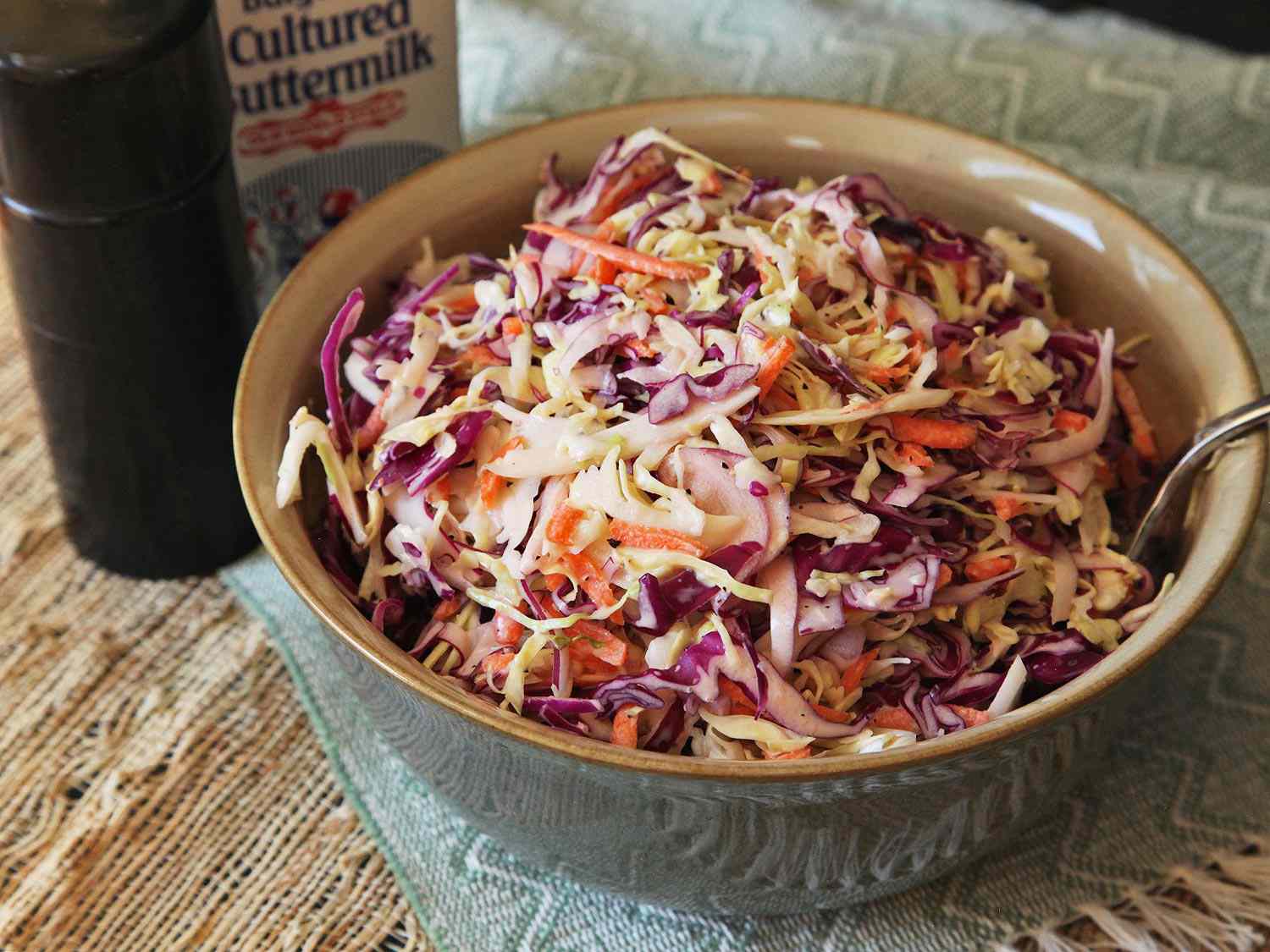 Super-Simple Tangy Buttermilk Coleslaw Recipe Image