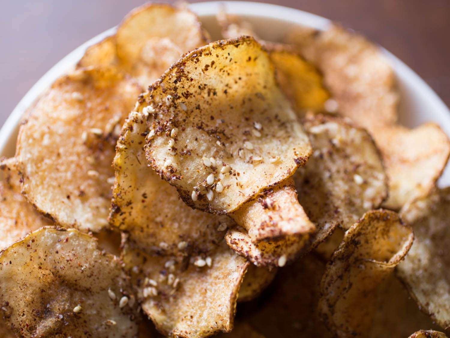 Za'atar Potato Chips Recipe Image