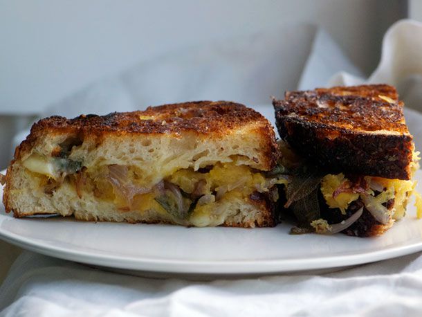 Spaghetti Squash Grilled Cheese Sandwiches Recipe Image