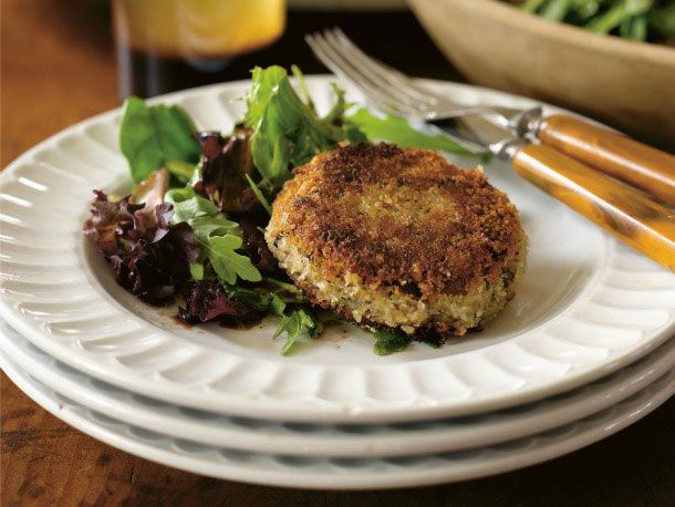 Suvir Saran's Farro and Mushroom Burgers Image