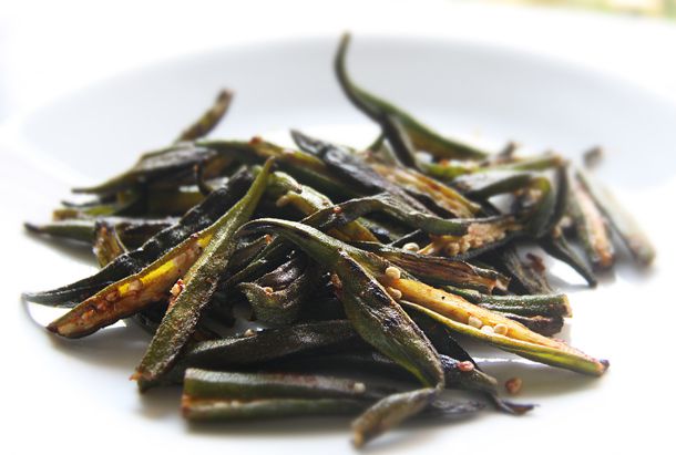 Dry, Spiced Ladyfingers (Okra) Recipe Image