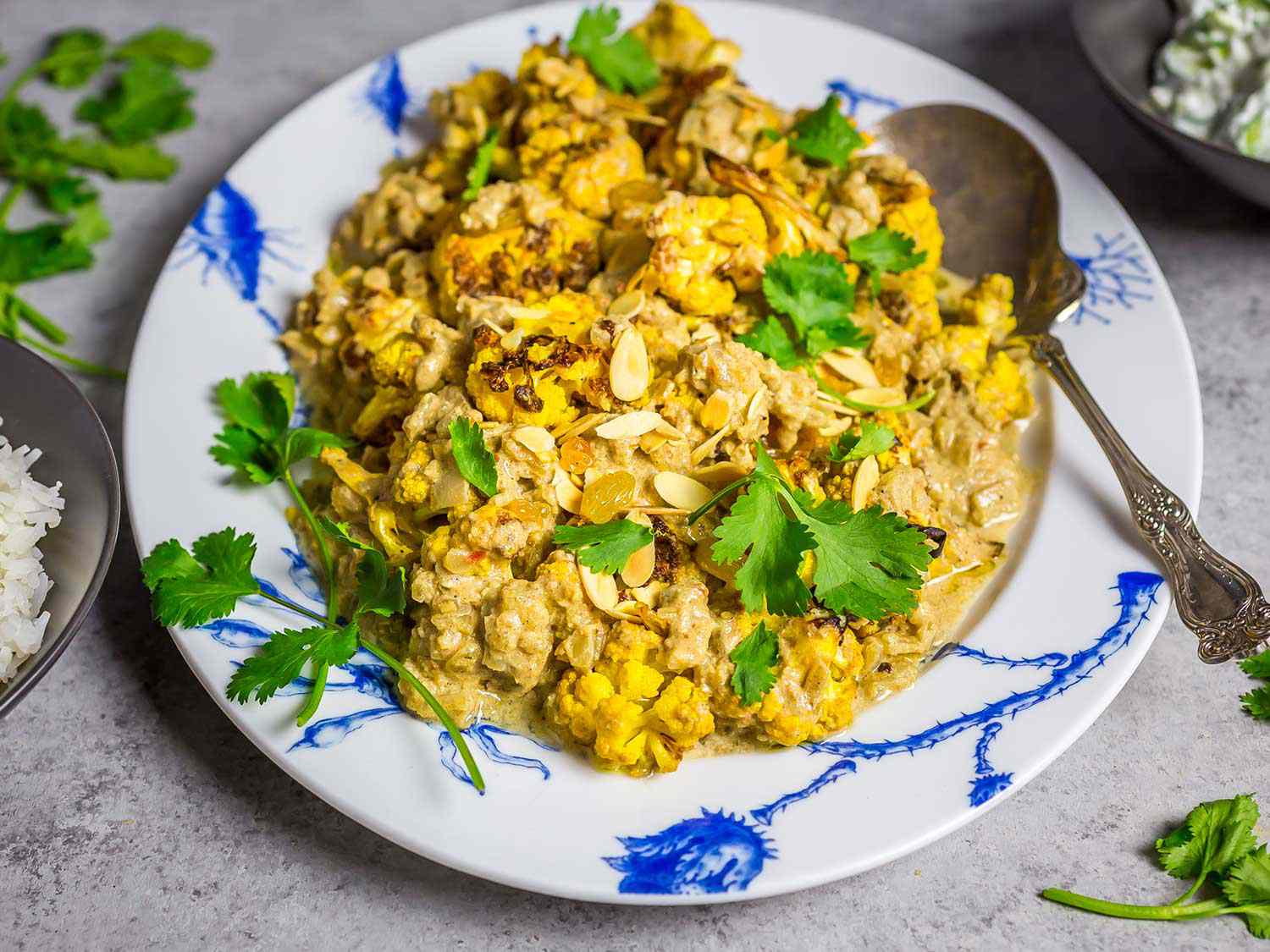 Creamy Almond Mughlai Cauliflower Recipe Image