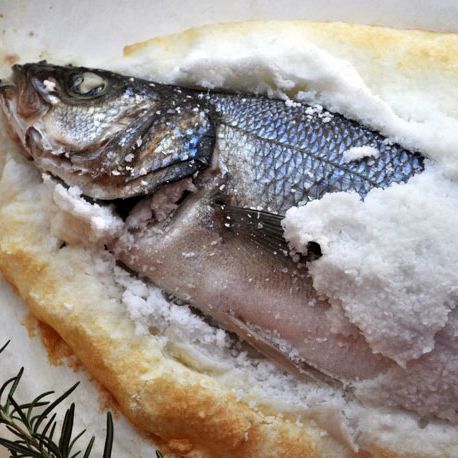 Salt Crusted Branzino Recipe Image