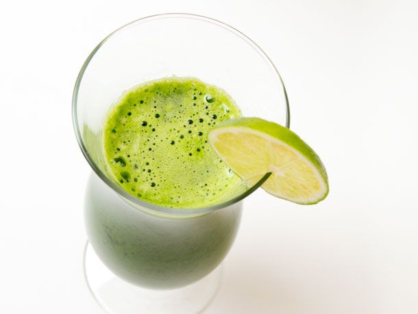 Spicy-Tart Kale Limeade Recipe Image