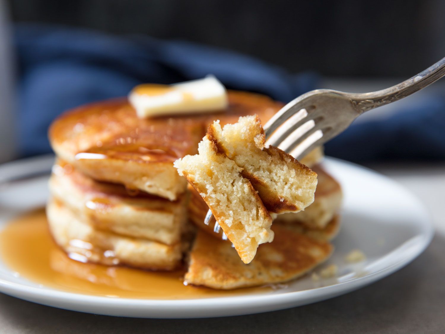 Thick and Fluffy Pancakes From Homemade Pancake Mix Recipe Image