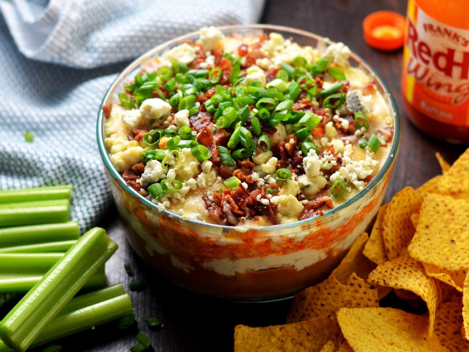 7-Layer Buffalo Chicken Dip Recipe Image