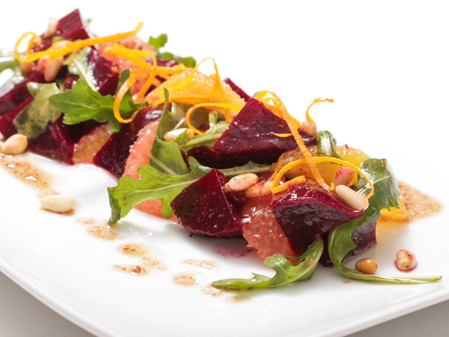Beet and Citrus Salad With Pine Nut Vinaigrette Recipe Image