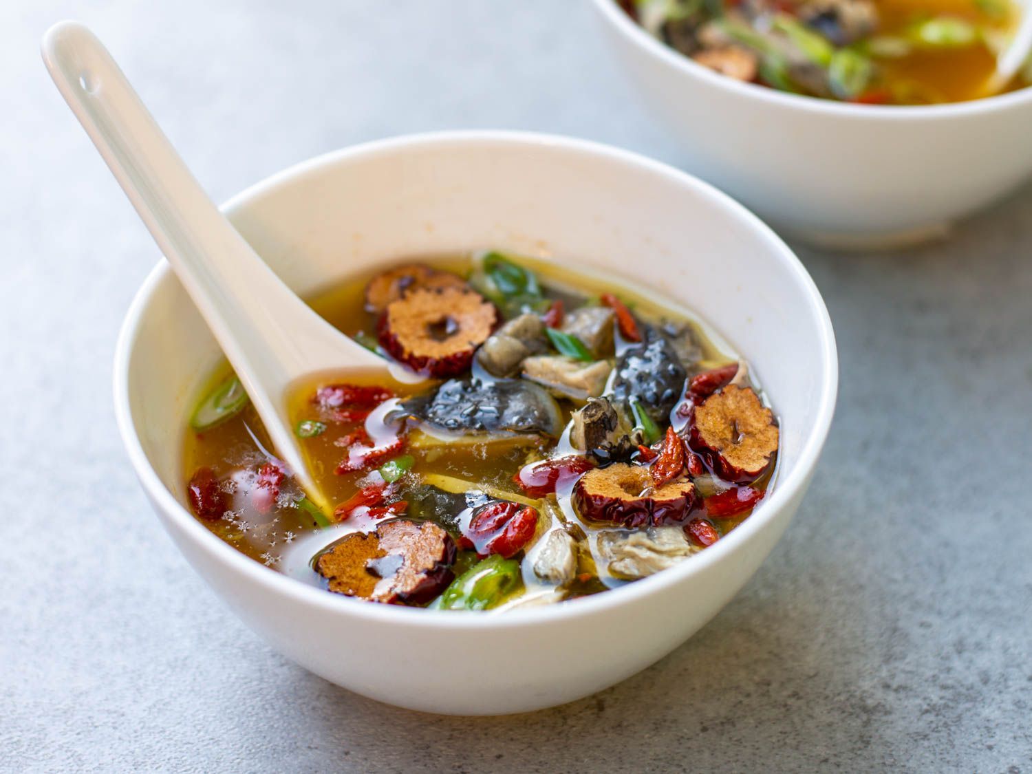 Chinese Herbal Silkie Chicken Soup Recipe Image
