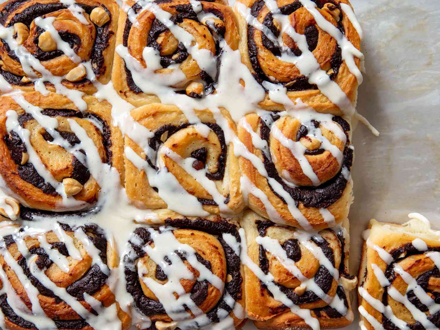 Overnight Chocolate-Hazelnut Breakfast Buns Recipe Image