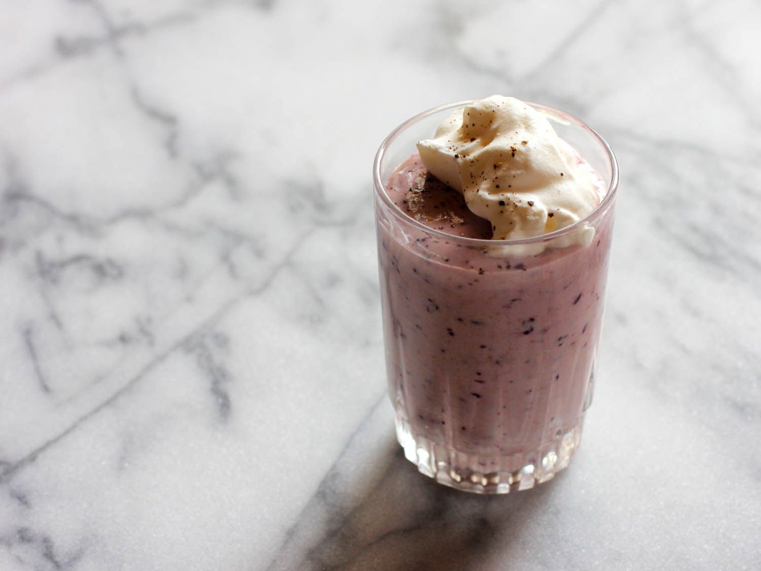 Fig, Black Pepper, and Goat Cheese Milkshake Recipe Image