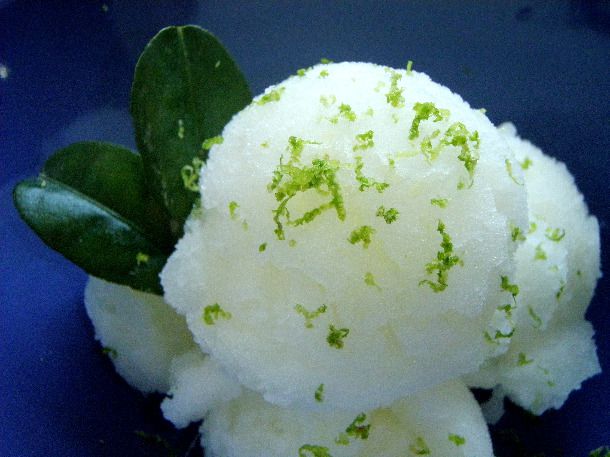 Scooped: Makrut Lime, Ginger, Star Anise Sorbet Recipe Image