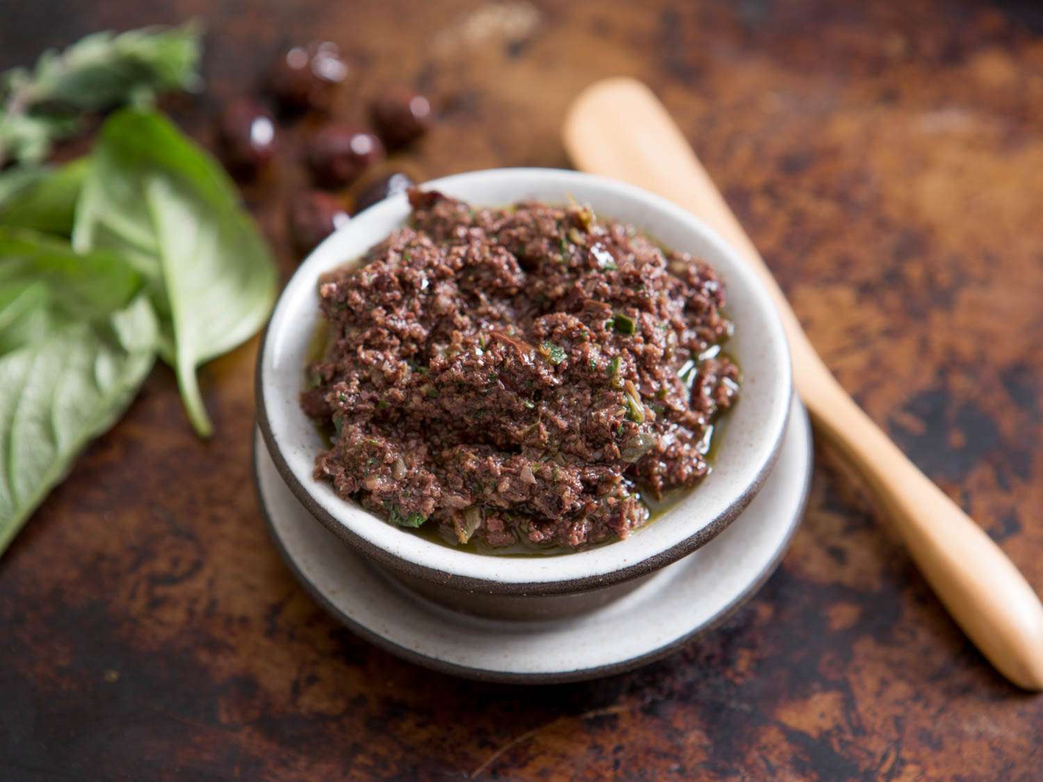 Black Olive Tapenade With Garlic, Capers, and Anchovies Recipe Image