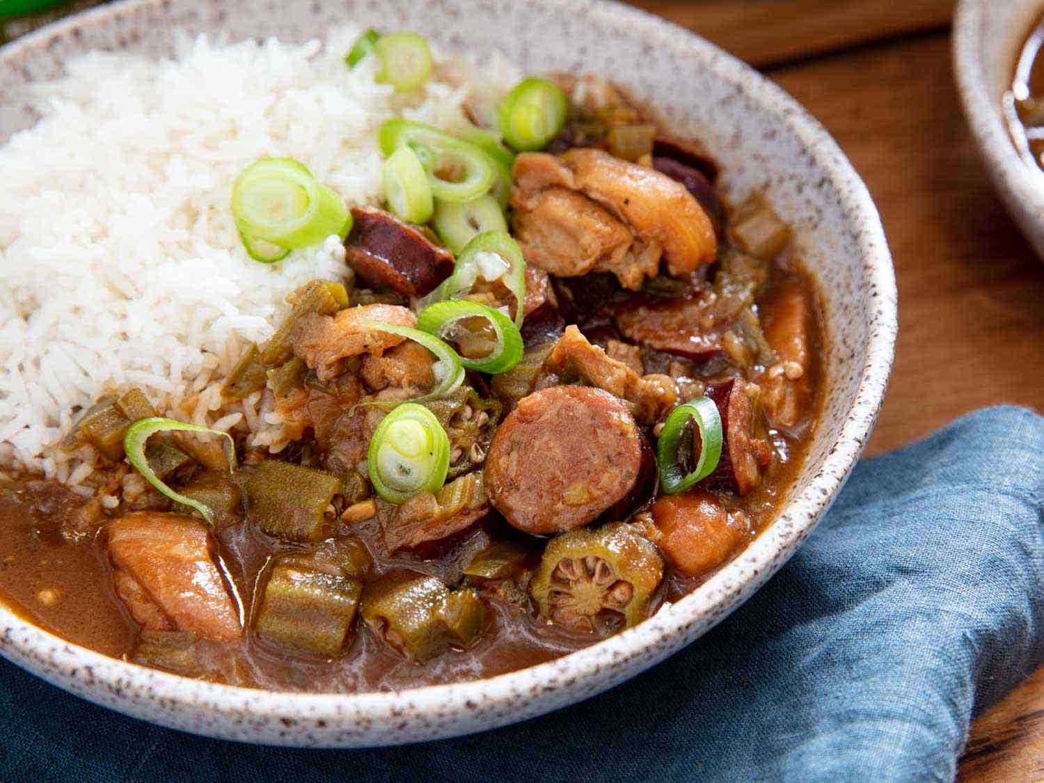 Cajun Gumbo With Chicken and Andouille Sausage Recipe Image