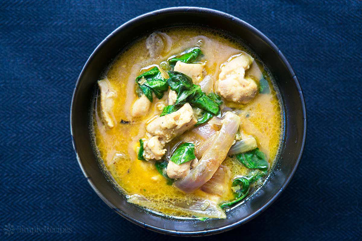 Basil Chicken Coconut Curry Recipe Image