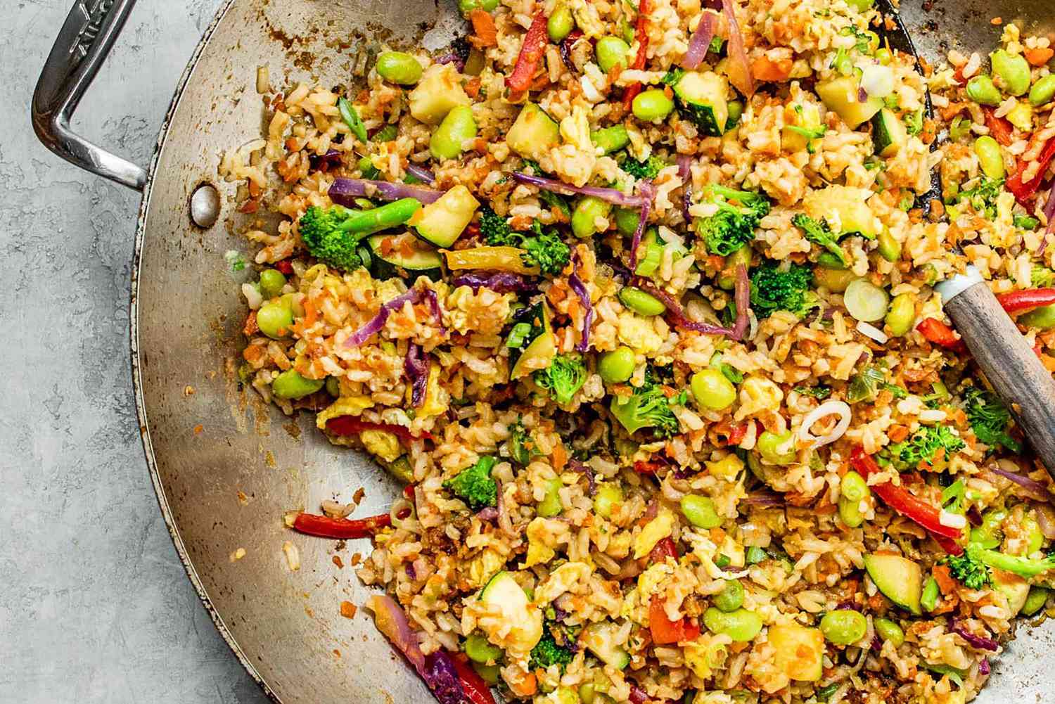 Easy Vegetable Fried Rice Recipe Image