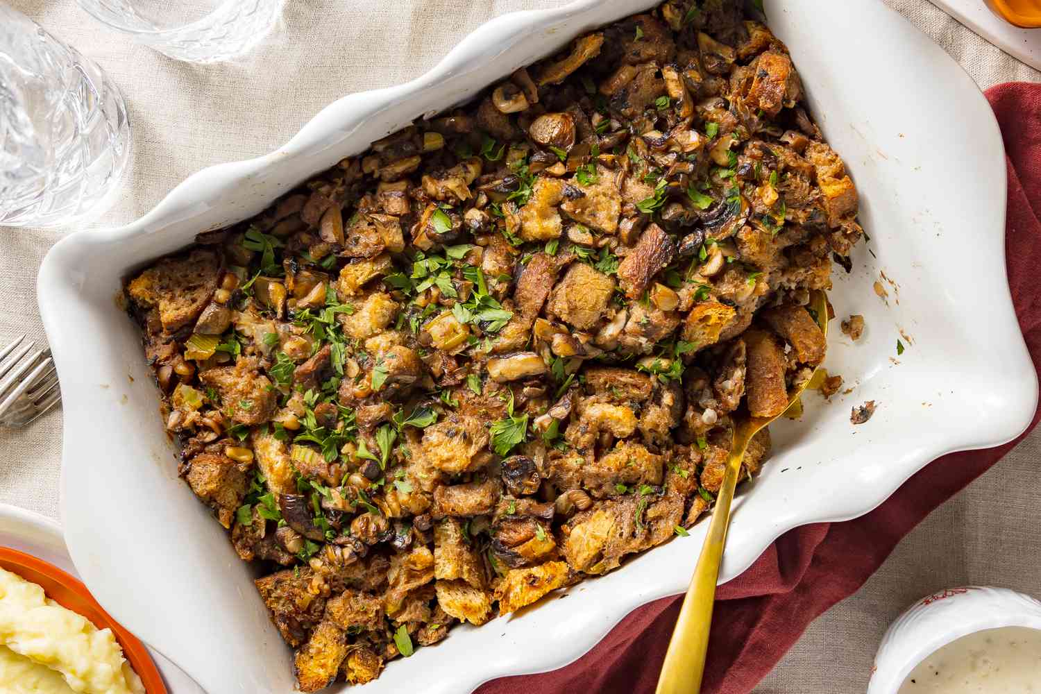 Vegan Mushroom Stuffing Recipe Image