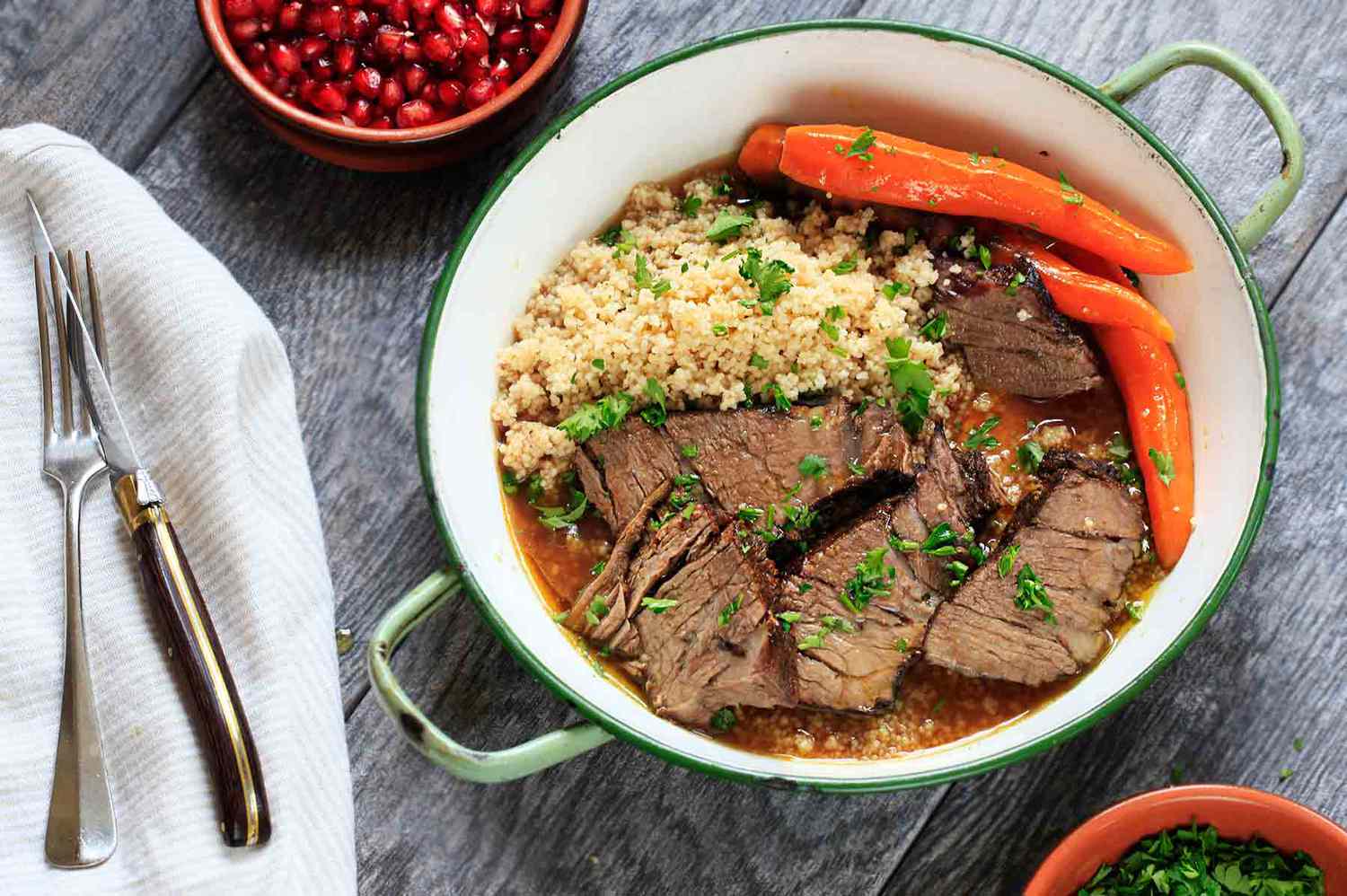 Pot Roast with North African Spices Recipe Image