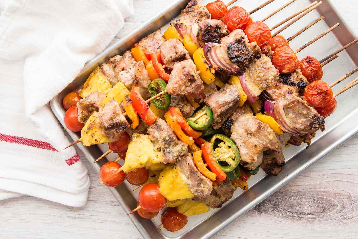 Mojo Marinated Grilled Pork Kebabs Recipe Image