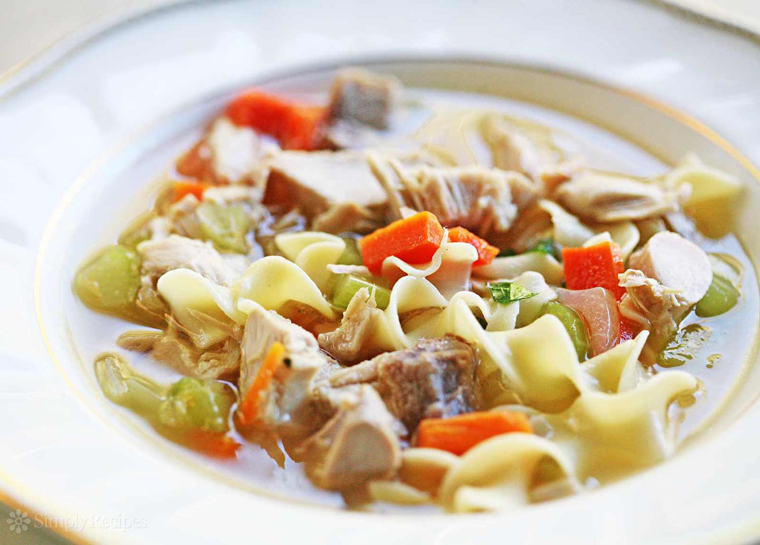 Mom's Turkey Soup Recipe Image