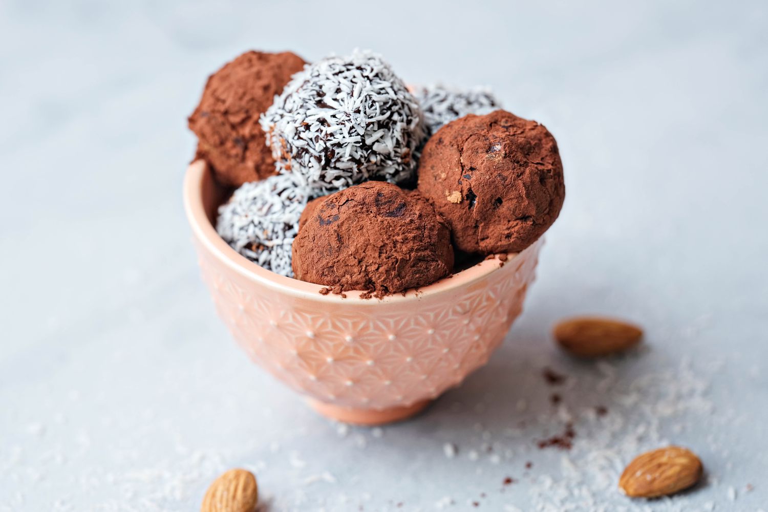 Almond Butter Date Balls Recipe Image