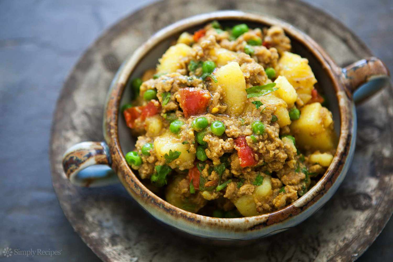 Curried Ground Turkey with Potatoes Recipe Image