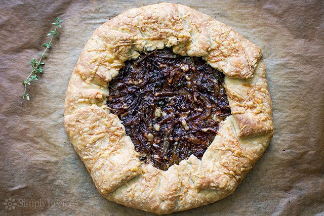 Rustic Onion Tart Recipe Image